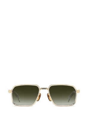 Eyewear by David Beckham geometric-frame sunglasses - Gold
