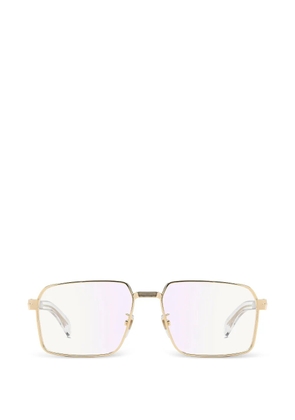 Eyewear by David Beckham square metal glasses - Gold