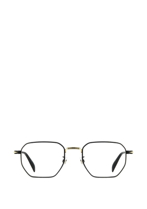 Eyewear by David Beckham geometric-frame metal glasses - Black
