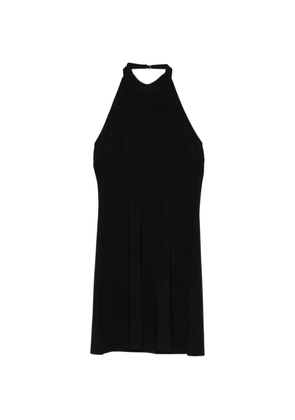 Norma Kamali halterneck mini dress - Black