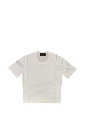 Gran Sasso short-sleeve crewneck knitwear - White