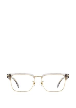 Eyewear by David Beckham square-frame metal glasses - Grey
