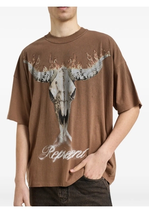 Represent graphic t-shirt - Brown