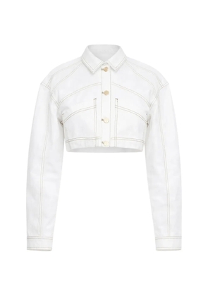 Acler Amesbury contrast-stitching jacket - White