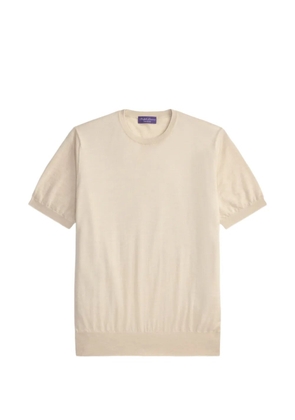 Ralph Lauren Purple Label short sleeve cashmere T-shirt - Neutrals