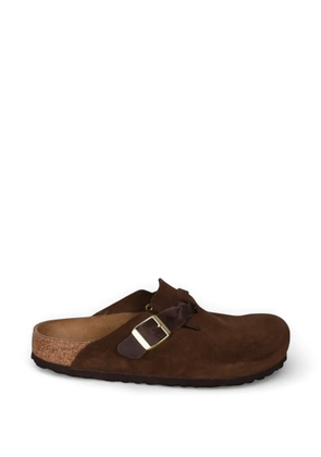 Birkenstock Boston buckle-strap mules - Brown