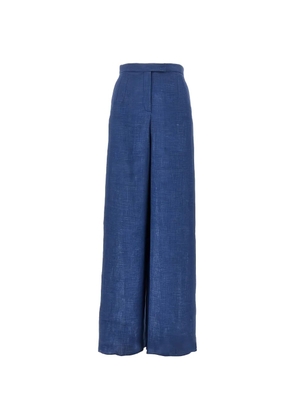 Emporio Armani linen trousers - Blue