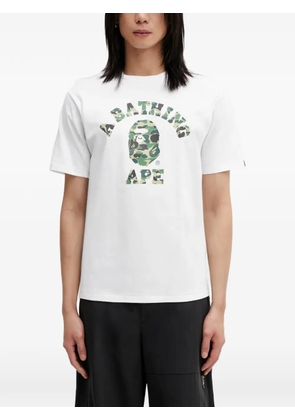A BATHING APE® logo-print T-shirt - White