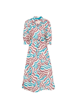 Marni printed midi dress - Neutrals
