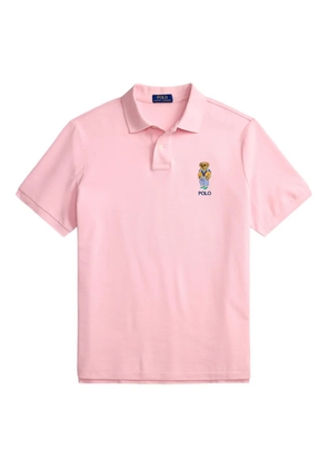 Polo Ralph Lauren embroidered-bear logo polo shirt - Pink