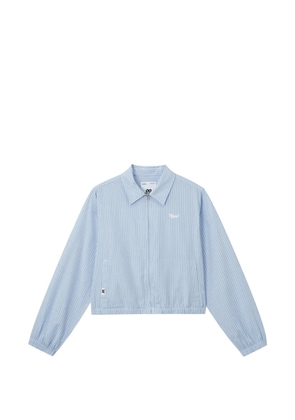 CHOCOOLATE striped zip-up jacket - Blue