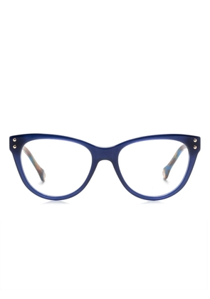 Carolina Herrera cat-eye frame glasses - Blue