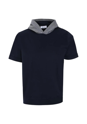 Gran Sasso short-sleeve hoodie - Blue