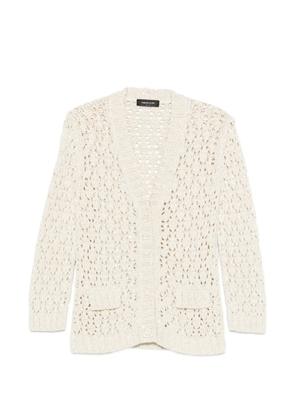 Fabiana Filippi openwork patch-pocket cardigan - Neutrals