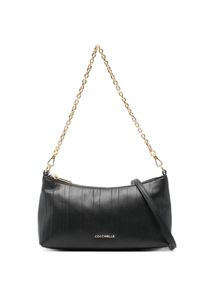 Coccinelle chain detail clutch bag - Black