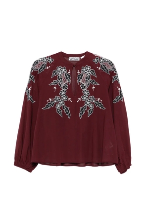 Essentiel Antwerp floral embroidered blouse