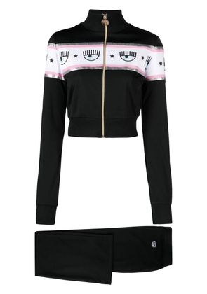 Chiara Ferragni Eye-motif trousers - Black