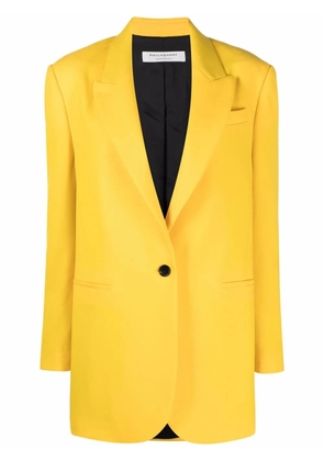 Philosophy Di Lorenzo Serafini single-breasted long-length blazer - Yellow
