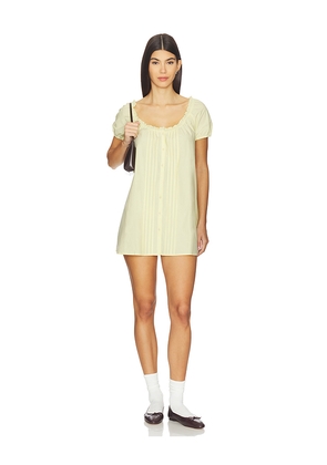 My Mum Made It Morning Mini Dress in Yellow. Size S. Also in L, XL.