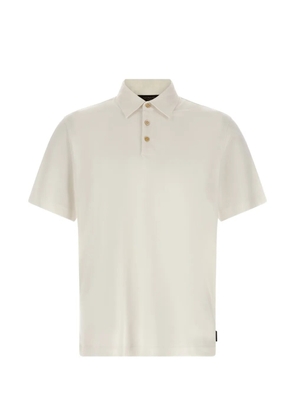 Zanone short-sleeved polo shirt - Neutrals