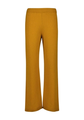 PAULA Nanna wide-leg knitted trousers - Yellow