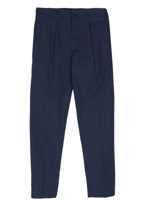 Dell'oglio mid-rise tapered-leg chinos - Blue