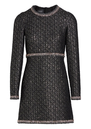 Giambattista Valli sequinned bouclé mini dress - Black