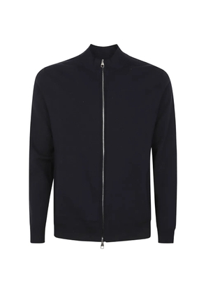 Brett Johnson zip-front cardigan - Blue