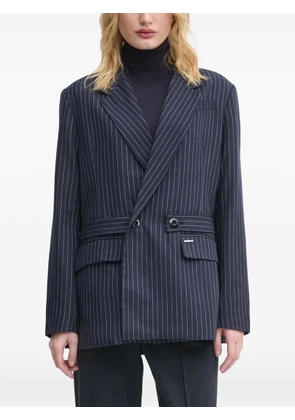 G-Star RAW pinstripe double-breasted blazer - Blue