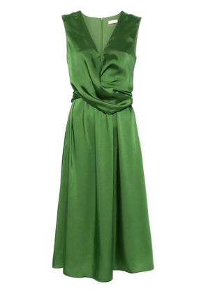 LIU JO satin midi dress - Green