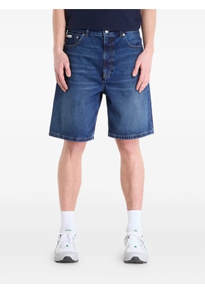 Calvin Klein 90s Oil Slick denim shorts - Blue