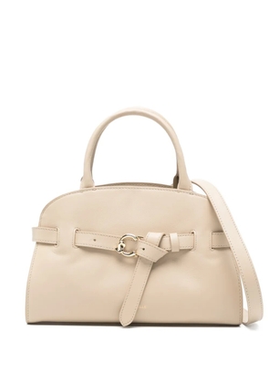 Coccinelle buckle top-handle tote bag - Neutrals