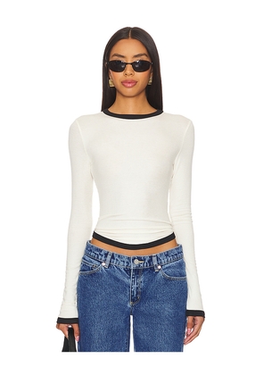 The Line by K Simon Top in Cream. Size M. Also in XS, XL.