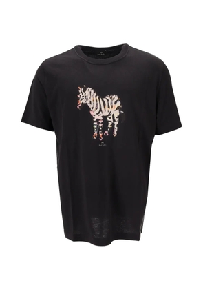 Paul Smith zebra-motif regular-fit T-shirt - Black