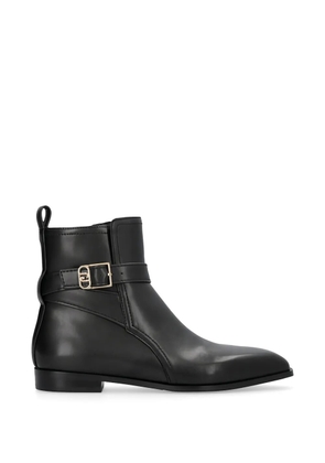 LIU JO buckle-detail ankle boots - Black