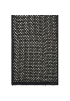 Giorgio Armani patterned scarf - Black