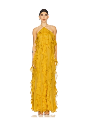 Ronny Kobo Liora Dress in Mustard. Size M. Also in S.