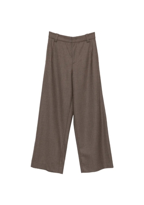 IVORY PARIS wide-leg palazzo pants - Brown