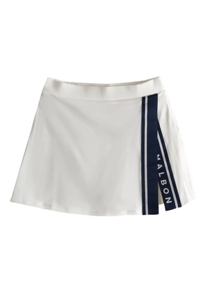 Malbon Golf Baseline tennis skirt - White