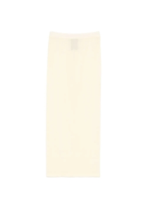 WARDROBE.NYC sheer skirt - Neutrals