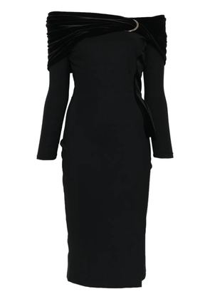 CHIARA BONI La Petite Robe panelled-design midi dress - Black