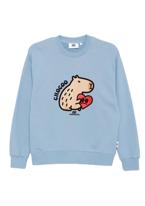 CHOCOOLATE logo-printed sweatshirt - Blue