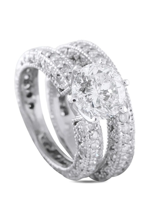 LB Exclusive diamond ring set - Silver