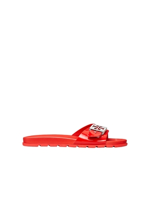 Tory Burch Buckle Slide in Red. Size 7. Also in 8.