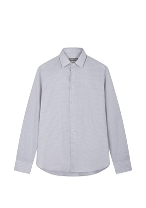 Canali patterned cotton shirt - Blue