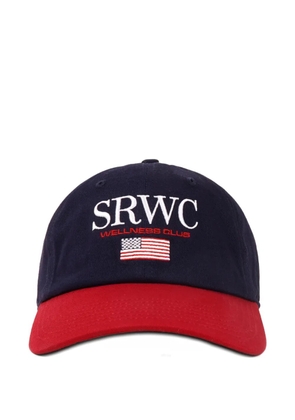 Sporty & Rich embroidered logo cap - Blue