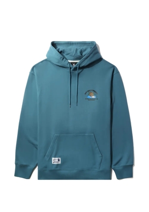 FINGERCROXX graphic drawstring hoodie - Blue