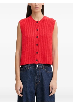 Marc O'Polo buttoned knitted vest - Red
