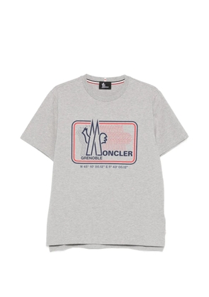 Moncler Grenoble logo T-shirt - Grey