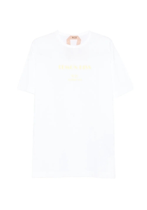 Nº21 short-sleeve graphic T-shirt - White
